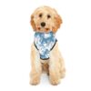 Dog Hoodie Sky Blue Hibiscus Pattern - Image 8